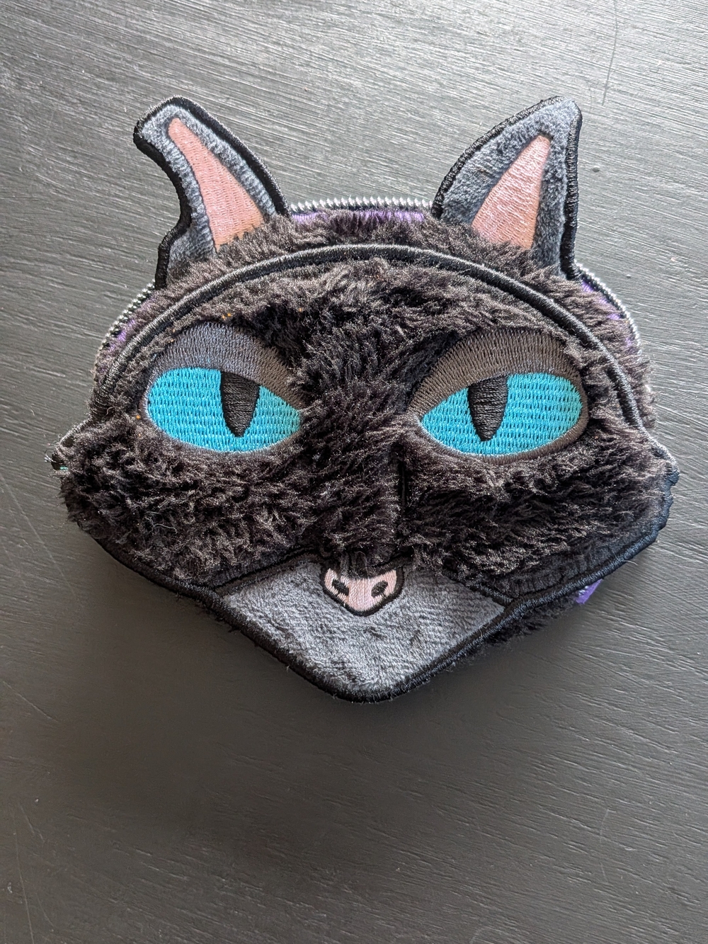 Loungefly Coraline Black Cat Plush Coin Purse